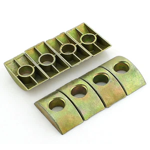 M8 Half Moon/Crescent Nut Washers Furniture Unthreaded Washers Nuts Color Zinc - Picture 1 of 5