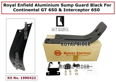 Royal Enfield Aluminium Sump Guard Black For Continental GT 650 & Interceptor650 - image 1 of 4