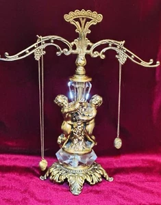 Vintage Scales Of Justice Gold Hollywood Regency, No Scales, Jewelry Display - Picture 1 of 17