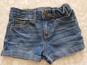 Cherokee Denim Blue Jean Shorts XS 4-5 Girl - Picture 1 of 3