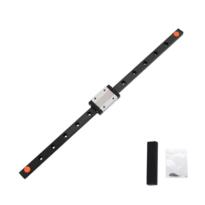 NUIBBYED MGN12H 600Mm Linear Rail 23.62'' with MGN12H Steel Carriage Block for DIY 3D Pri