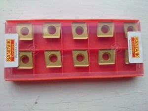 10 Sandvik carbide inserts 690-140616M-E-SL S40T ( coromill 690 milling 1406 E - Picture 1 of 2