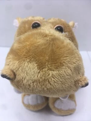 Ganz Webkinz Mud Hippo Plush Stuffed Animal Brown 10" Soft Toy No Code - Image 1 of 4
