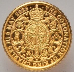 GOLD 1/40 Oz NGC PF70 2023 KING CHARLES III CORONATION G BRITAIN Fine 0.999 COIN - Picture 1 of 4
