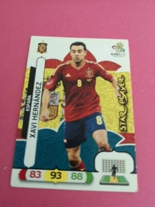 Xavi Hernández Espagne Star Player Carte Panini Foot Adrenalyn Euro 2012 - Picture 1 of 1