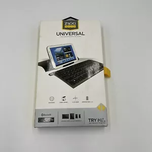 ZAGG ZAGGkeys Universal Bluetooth Keyboard & Stand for Tablets and Phones New - Picture 1 of 4
