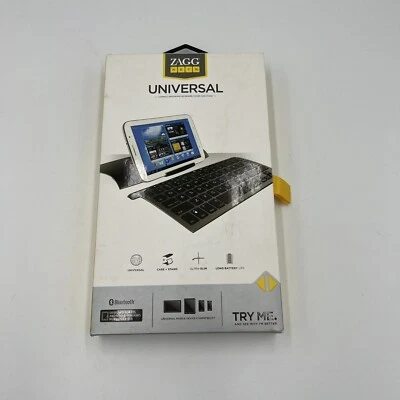 ZAGG ZAGGkeys Universal Bluetooth Keyboard & Stand for Tablets and Phones New  - Image 1 of 4