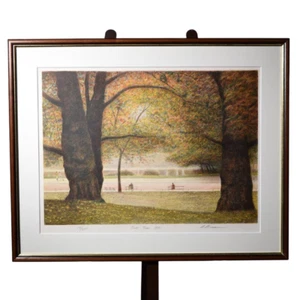 Harold Altman Signed Antique Lithograph Framed Art 87x69cm Rare Print - Picture 1 of 12