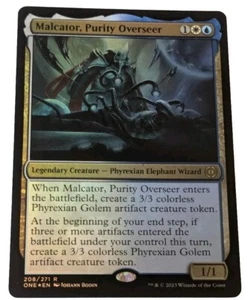 Malcator, Supervisor de Pureza Phyrexia Todo Será Uno Magic The Gathering Lámina - Imagen 1 de 2
