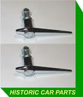 Pair (2) Bonnet Handle Lh C/W Mg Icon For Mg Ta Midget 1936-39