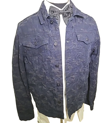 CHAQUETA DE CAMIONERO DE MEZCLILLA PRPS Azul PARA HOMBRES Talla Grande 95% algodón 5% lana Precio de venta sugerido por el fabricante $375 Foto 1 de 4