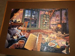 Ravensburger Cozy Retreat 500 Stück Puzzle (14967) vollständig! Große Stücke - Bild 1 von 6