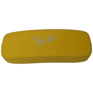 Occhiali da sole Ray-Ban gialli solo custodia a conchiglia chiusura a scatto - Foto 1 di 12