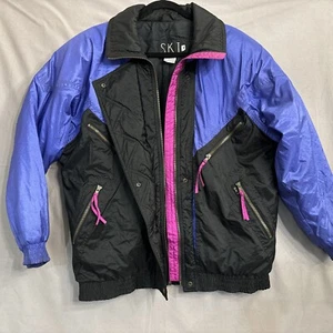 Vintage 80s 90s Puffy  SKI Jacket Women’s Medium, READ - Picture 1 of 11
