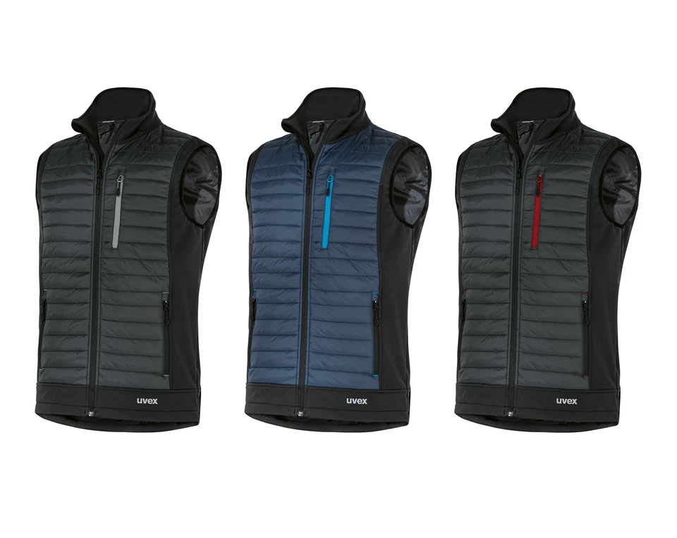 uvex tune-up Herren Hybridweste - Steppweste - robuste Arbeitsweste Weste