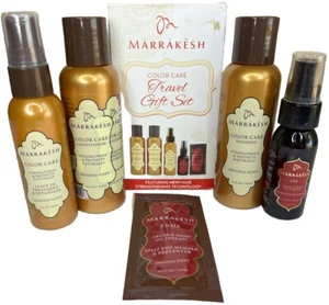 Marrakesh Color Care Travel Gift Set NEW Shampoo Conditioner Leave-In Oil - Picture 1 of 6