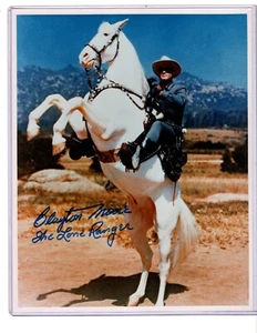 FOTO DE AUTÓGRAFO CLAYTON MORRE T V Y MOVIE STAR 8 X 10 - Imagen 1 de 1