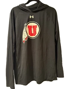 Under Armor Men's Black Utah Utes Long Sleeve Hoodie XL - Picture 1 of 7
