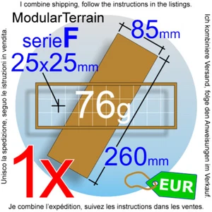 1x MDF Movement Tray 3x10 10x3 (F 0mm) 25mm Square Base War Hammer 40k Wargames - Bild 1 von 7