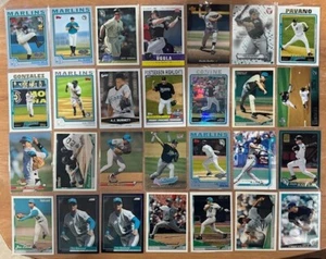 Miami Marlins Baseball Card Lot (204) Base Inserts Parallels - Picture 1 of 8