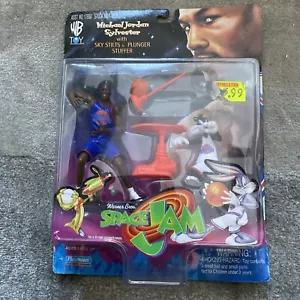 SpaceJam Michael Jordan & Sylvester Figure/Toy 1996 Warner Brothers New & Sealed - Picture 1 of 5