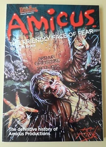 AMICUS THE FRIENDLY FACE OF FEAR - SIGNED BY ALLAN BRYCE - NEW DARK SIDE PB BOOK - Picture 1 of 3