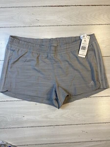 Women's adidas Pacer 3-Stripes 3S Woven Heather Shorts XL GH1380 - Picture 1 of 12
