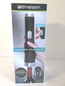 Emerson Automatic Wine Opener Electronic Easy Single Button Design NIB - Picture 1 of 3