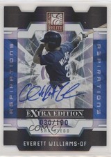 2009 Donruss Elite Extra Edition Aspirations Signatures Everett Williams Auto