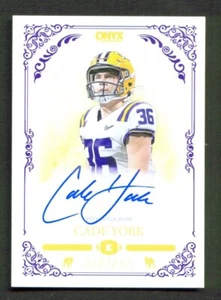 2022 Ónix De Colección AUTOMÁTICO Tinta Azul CADE YORK Rc LSU Tigres CLEVELAND Marrones Casi Nuevo-Como Nuevo-Nuevo Nuevo-Nuevo Nuevo Nuevo Nuevo Nuevo Nuevo Nuevo Nuevo Nuevo Nuevo Nuevo Nuevo Nuevo Nuevo Nuevo Nuevo Nuevo - Imagen 1 de 2