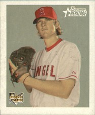 2006 Bowman Heritage Mini Los Angeles Angels Baseball Card #279 Jered Weaver