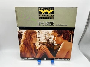 "The Bible...in the Beginning" Special Widescreen Laserdisc LD - George C. Scott - Picture 1 of 4
