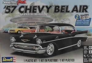 1957 CHEVROLET BEL AIR 85-1529 1:25 SCALE SNAP TOGETHER PLASTIC MODEL CAR Kit - Picture 1 of 3