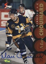 1995 Classic Five Sport Autographs  #153 Marc Chouinard SP