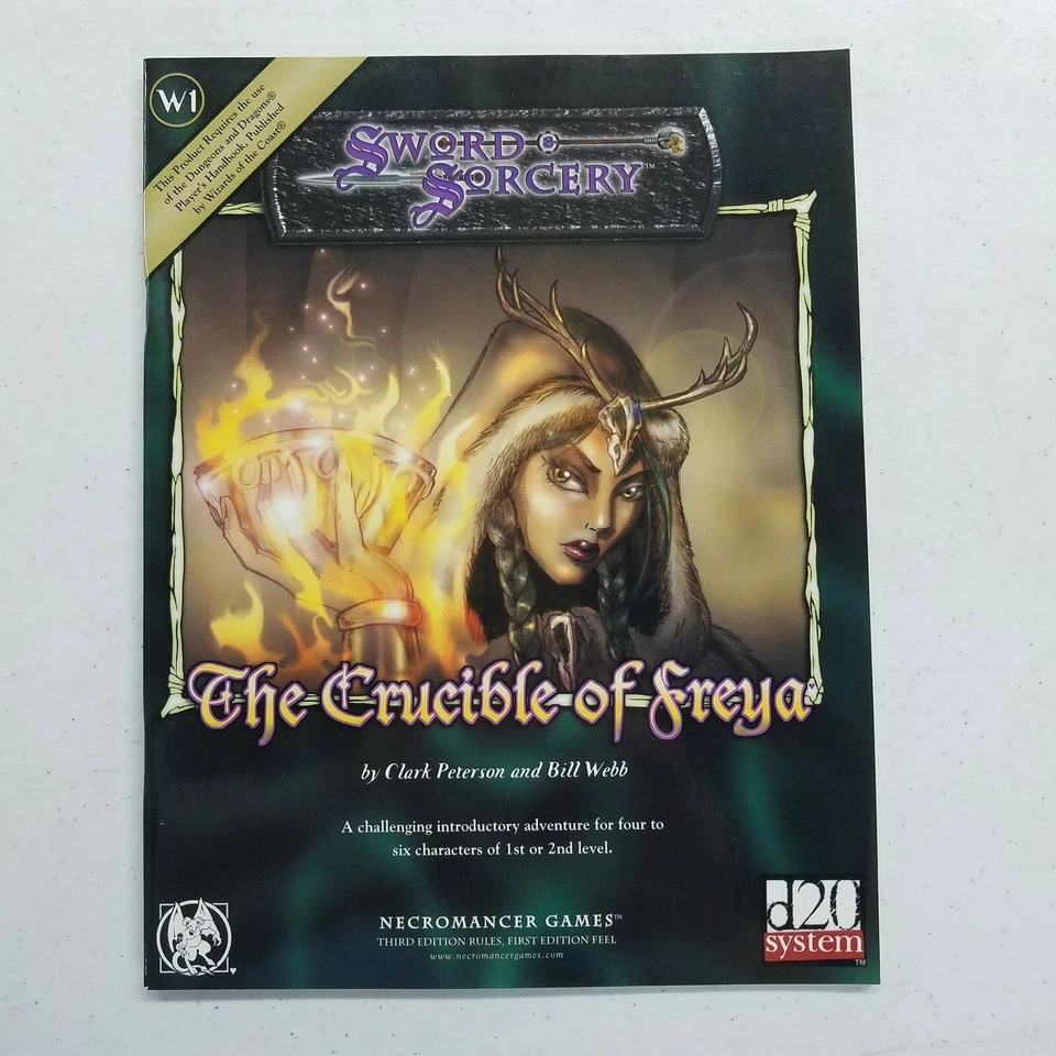 D&D El Crisol de Freya Dungeons & Dragons RPG D20 3.0/3.5 NUEVO libro WOTC WWP Foto 1 de 4