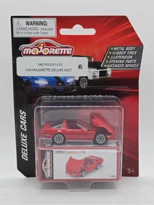 2023 Majorette Premium Deluxe Cars 1990 Rosso Chevrolet Corvette ZR-1 - Foto 1 di 7
