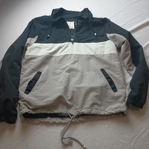 FULL TILT NYLON COLOR BLOCK JACKET PULL ON WOMENS SIZE MEDIUM - Picture 1 of 4