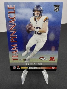 💥2024 Encore Bo Nix Michael Penix Jr. Team Pinnacle RC Rookie Broncos Falcons - Imagen 1 de 2