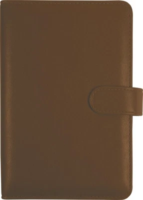 rido/idé Zeitplansystem Timeplaner 2025 1 Woche/2 Seiten A6 6-Ring braun - Bild 1 von 2