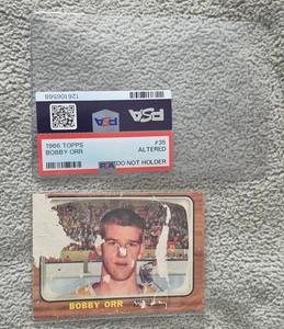  1966 TOPPS BOBBY ORR #35 ROOKIE RC ORIGINAL PSA AUTHENTIC ALTRED - Picture 1 of 5