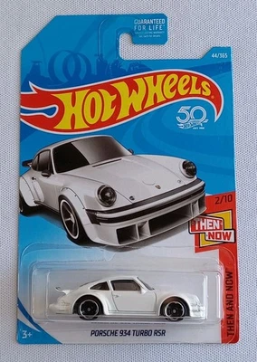 Hot Wheels 2018 *Porsche 934 Turbo RSR* *Entonces y ahora* *50º* *muy raro* sellado Foto 1 de 4
