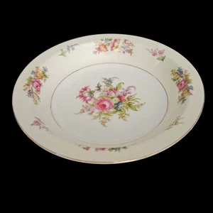 Vintage Noritake China Corsage 4019 Rimmed Soup Bowl 8 1/8" Floral Pattern Japan - Picture 1 of 4
