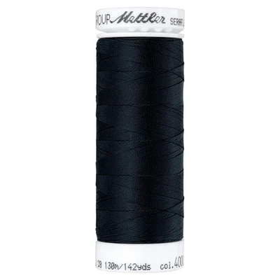 Mettler Seraflex Black Elastic Thread 50wt Perfect for Garments and Quilting - Image 1 of 3