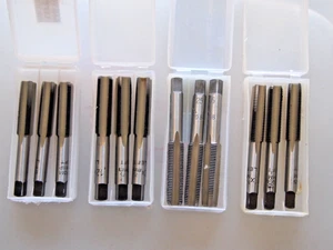 JUEGO DE 3 GRIFOS IZQUIERDOS MÉTRICOS M3 M4 M5 M6 M7 M8 M9 M10 M11 M12 M14 M14 NUEVO - Imagen 1 de 6