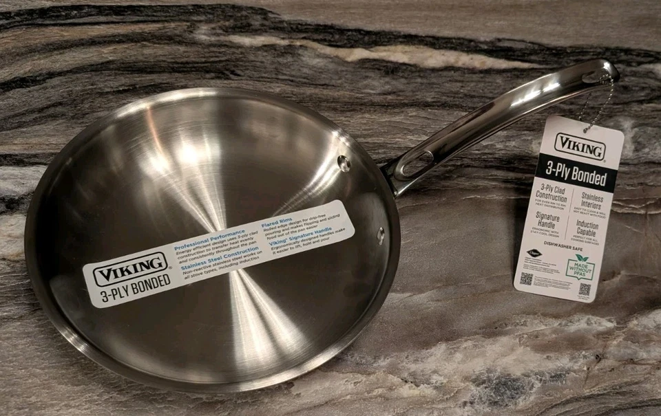 Viking 3-Ply Bonded 8" Stainless Steel Pan 40011-3018B