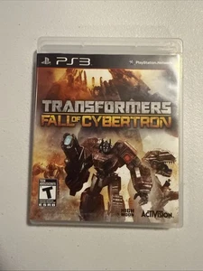 Transformers Fall of Cybertron PS3 CIB With Manual Tested Video Game Works Fine - Bild 1 von 14