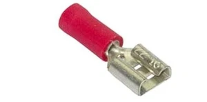 38.2 FASTON Female 6.3mm Insulated Red (10 Pieces) - Picture 1 of 1