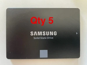 Qty 5 Samsung SSD 850 EVO 500GB MZ7LN500 - Photo 1/1