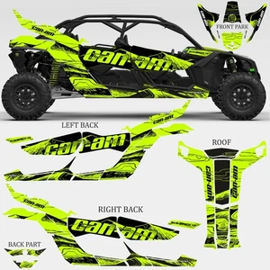 UTV Graphics, Decals, Stickers for Can-Am Maverick X3 4UP 2017 - 2023 - Picture 1 of 2