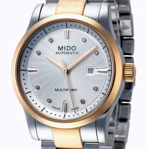 MIDO Multifort ETA Automatic 31 mm Damenuhr mit Diamanten M005.007.22.036.00 - Picture 1 of 5